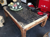 特价实木仿古中式功夫茶桌椅组合茶台餐桌两用复古个性茶几兰亭序