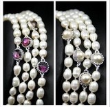特价包邮：天然珍珠多层高档毛衣链项链 时尚长款欧美珍珠饰品