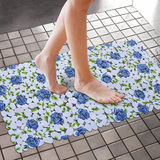 精美印花浴室防滑垫 卫生间地垫洗澡淋浴脚垫防滑地垫浴缸塑料垫