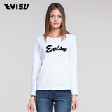 EVISU 2015秋冬新品 女士长袖T恤  专柜价690 WT15WWTL6400