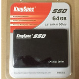 KingSpec/金胜维 奇龙2.5寸64G SATA固态硬盘SSD高速台式机笔记本