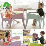 田园实木小书桌韩式儿童可升降书桌小学生学习桌椅套装宜家写字桌