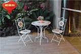 铁艺椅子餐桌创意桌椅组合小户型阳台庭院咖啡厅休闲桌椅套件组合