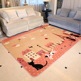 P1A206化纤长方形卧室客厅茶几床边沙发欧式样板间手工地毯