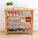 鞋架层收纳简易鞋柜实木纹简约塑料防尘组装组合