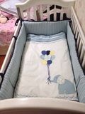 套超高端纯棉床品 宝宝被子床围床裙欧洲婴儿床上用品件