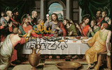 特价最后的晚餐天主教圣像基督耶稣 高清油画 餐厅玄关装饰画布面