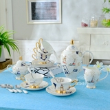 骨瓷咖啡杯套装15头咖啡具套装欧式英式下午茶红茶具结婚礼品高档