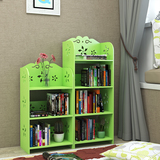环保儿童书架学生书柜客厅置物架组合式落地架镂空收纳架新款