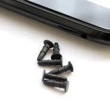 三星苹果小米htc手机平头耳机防尘塞diy材料 配件批发 3.5mm插口