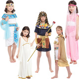 万圣节儿童服装 cosplay化妆舞会埃及艳后法老祭司儿童公主衣服