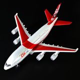 GBVF合金属飞机模型仿真A380客机波音大客机声光回力儿童男孩玩具