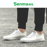SENMA/森马2016春季新款休闲鞋韩版潮男鞋平跟帆布鞋平跟小白鞋子