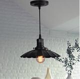 北欧后现代复古灯罩吊灯铁艺简约单头loft灯饰服装店餐厅阳台灯具