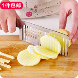 狼牙土豆刀波纹波浪刀薯片切片器制作工具切菜切土豆丝神器薯条刀
