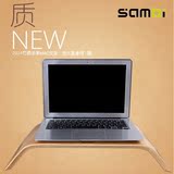 samdi木质imac一体机垫高 苹果笔记本macbook air显示器桌面支架