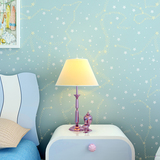 墨白原创 儿童房壁纸 夜光 蓄光壁童趣星空发光墙纸