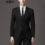 KEA商务韩版职业正装西服套装男士西装男修身新郎结婚礼服k-g2000
