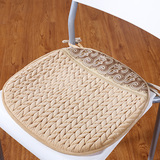拉斐尔家居 简约现代坐垫椅子垫餐椅垫座垫 加厚防滑 绗绣系列