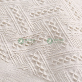 外贸出口 米白色素色纯棉针织沙发巾  防尘床罩春夏多功能毯休闲