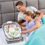 床中床婴儿床宝宝新生儿多功能小床便携式可折叠睡篮bb旅行床上床