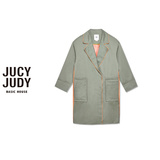 Jucy Judy百家好秋装新款时尚休闲长款风衣专柜正品JPCA622B