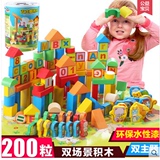 巧之木200粒生肖儿童木制积木玩具益智早教宝宝1-2-3周岁以下包邮