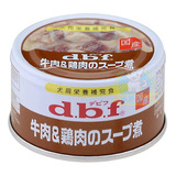 日本dbf罐头/狗罐头 浓汤煮牛肉+鸡肉 85克 整箱享优惠(可混拼)