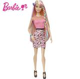 美泰芭比娃娃（Barbie）彩虹美发染发套装芭比女孩创意生日礼物