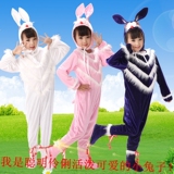 儿童动物服 新款小兔子表演服 男女幼儿卡通动物小兔子造型衣服