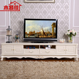 欧式电视柜茶几组合 现代简约地柜 韩式小户型客厅实木烤漆电视柜