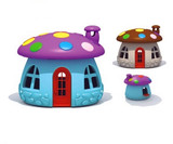 直销室内儿童游戏蘑菇屋小房子幼儿玩具屋幼儿园娃娃家儿童塑料屋