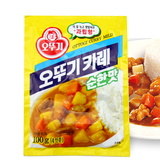 韩国进口不倒翁100g 奥土基 原味咖喱粉 进口调味料