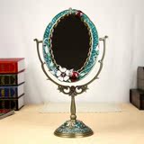 安礼轩梳妆台欧式古典镜子台式化妆镜梳妆镜创意复古台镜结婚礼物