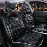 沃尔沃S40/S60L/S80L/V40/V60全包保暖羽绒皮革汽车座垫冬季坐垫