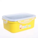 儿童保鲜盒耐热带盖适应微波炉冰箱大容量长方形密封保温饭盒餐盒