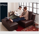 皮艺沙发床超大储物可折叠客厅双人两用沙发组合现代小户型1.2米
