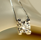 S925纯银时尚一颗粒天然淡水珍珠项链短款锁骨链女