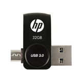 正品HP 32g手机u盘X800M 高速USB3.0 OTG双插头旋转式金属u盘包邮