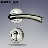 固特五金 固特分体不锈钢室内门锁具精铸执手 分体锁 7201-026