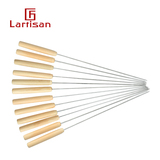 lartisan 烧烤配件 烧烤必备工具 不锈钢烤针 烤签12支装