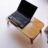 包邮 仙踪林北欧版 楠竹制 床上用 笔记本电脑桌 升降折叠床上桌