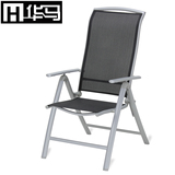 华马铝合金电脑椅靠背可调节办公折叠椅子学生寝室家用餐椅躺椅