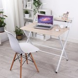 免安装可折叠桌 家用台式电脑桌 置物架写字办公书桌简约收纳桌子