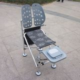 正品连球新款LQ-025（X8）多功能护腰铝合金钓鱼椅连球钓椅