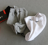 正品Nike/耐克低帮男士夏季薄款船袜纯棉短袜运动袜子女3双装浅口