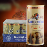 德国进口啤酒 德国凯撒啤酒 Kaiserdom窖藏啤酒 猴年版 1L*12听