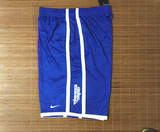 耐克赞助 中华台北队 蓝色训练单面篮球短裤 篮球裤 带口袋 带兜