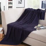 外贸装饰多用毯 午睡毯 礼品沙发毛线毯子多功能线毯全棉床上用品