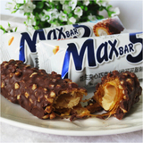韩国锦大MAX5 榛果仁花生夹心巧克力棒 人气零食24支 代餐卷心酥